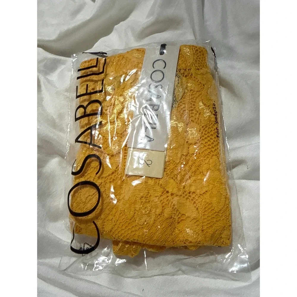 Cosabella Never Say Never Men's Comfort Micro Brief Mango Lace Size M